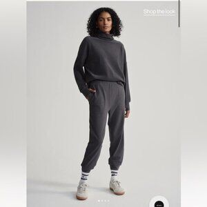 Varley The Slim Cuff Pant 25” Black Doublesoft Jogger size XS